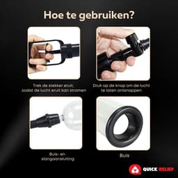 Quick Relief Penispomp™ - Penis Pomp Met Grippomp – Penispompen Penisvergroter – Penis Pomp Erectie Vergroter – Vacuumpomp Erectiepomp Masturbator — thumbnail 5