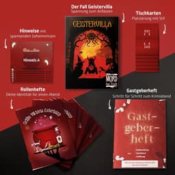 Krimidiner Spel - Moordspel Thuis - Avondje Uit - Interactief Mysterie - 6-8 Spelers - Meerkleurig — thumbnail 2