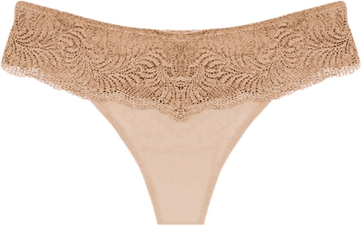 Esotiq Khloe - Damesstring - Bruin - Maat S — afbeelding 1