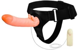 Hismith Vibrerende Strap-on Dildo met Harnas – 17,8 cm – 10 Vibratiestanden – Zwart — thumbnail 4