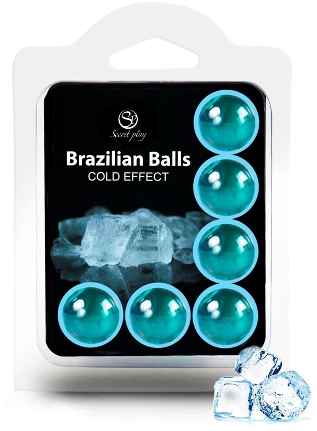 Secret Play Brazilian Balls Cold Effect - Massageolie - Verkoelend Effect - 6 Balletjes — afbeelding 1