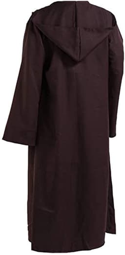 kinstell Jedi Uniform Hooded Robe Ridder Suits Zwart Tuniek Uniform Volledige Halloween Darth Hooded Robe Mantel Cosplay Kostuum — thumbnail 2