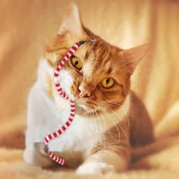 Toverstaf voor katten, vervanging, navulaccessoires voor kattenstok, rood/wit — thumbnail 4