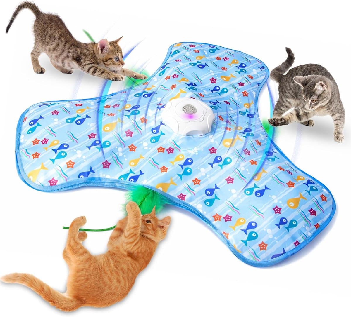 Kattenspeelgoed met veerautomaat, oplaadbaar — afbeelding 1