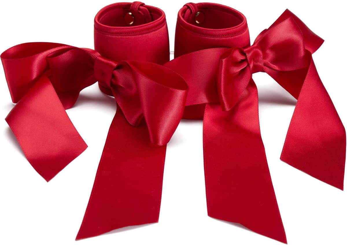 Hunkemöller Bow Wrist Ties Rood — afbeelding 1