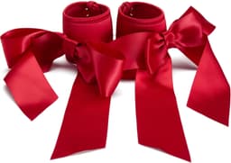 Hunkemöller Bow Wrist Ties Rood — thumbnail 1