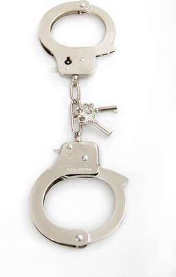 Metal Designer Handcuffs - Silver - Bondage Toys - Pipedream (all),Pipedream - Fetish Fantasy - silver - Small Size — thumbnail 1