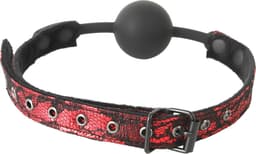 Banoch | courtesan ballgag red | siliconen Bal ∅ 4 cm — thumbnail 8