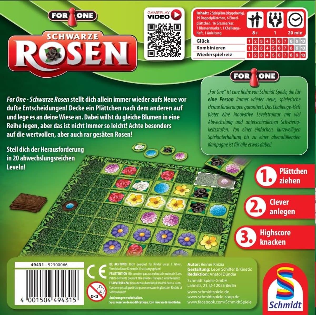 Familienspiel met Zwarte Rozen voor 1 Speler — afbeelding 1