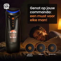 PureVibe® Pleasure Pulse V2 - Automatische Masturbator voor Man - Blowjob Simulator met Warmtefunctie - 18 Standen - Pocket Pussy - Seksspeeltjes voor Mannen - Zwart — thumbnail 7