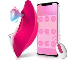 Desiredrops® - Draagbare vibrator Voor Vrouwen Slipje Clitoris Lik Stimulator App Bluetooth Afstandsbediening Vibrators Volwassenen Seksspeeltjes Vibrators voor Vrouwen - Cadeautje voor Haar - Clitoris Stimulator - Sex Toys voor haar