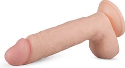 Real Fantasy - Glynn Realistische Dildo met Balzak - 25 cm - Dildo met Zuignap - Dildo's - Sex Toys voor Vrouwen - Sex Toys voor Mannen - Dildo Mannen Anaal - Beige — thumbnail 5