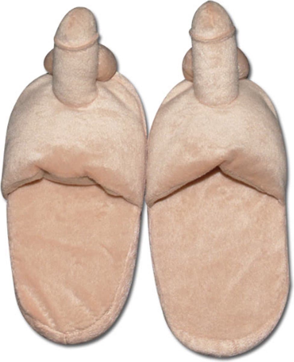 Pluche Penis Sloffen — afbeelding 1