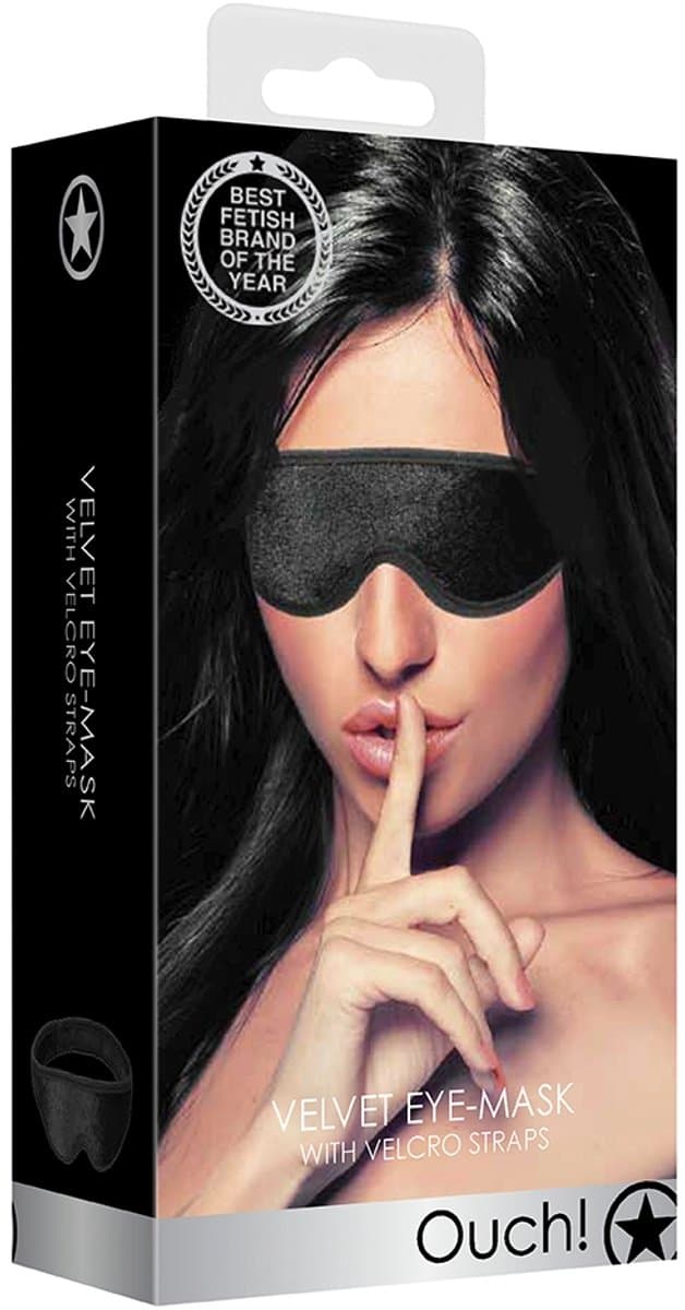 Shots - Ouch! Verstelbaar Oogmasker black — afbeelding 1