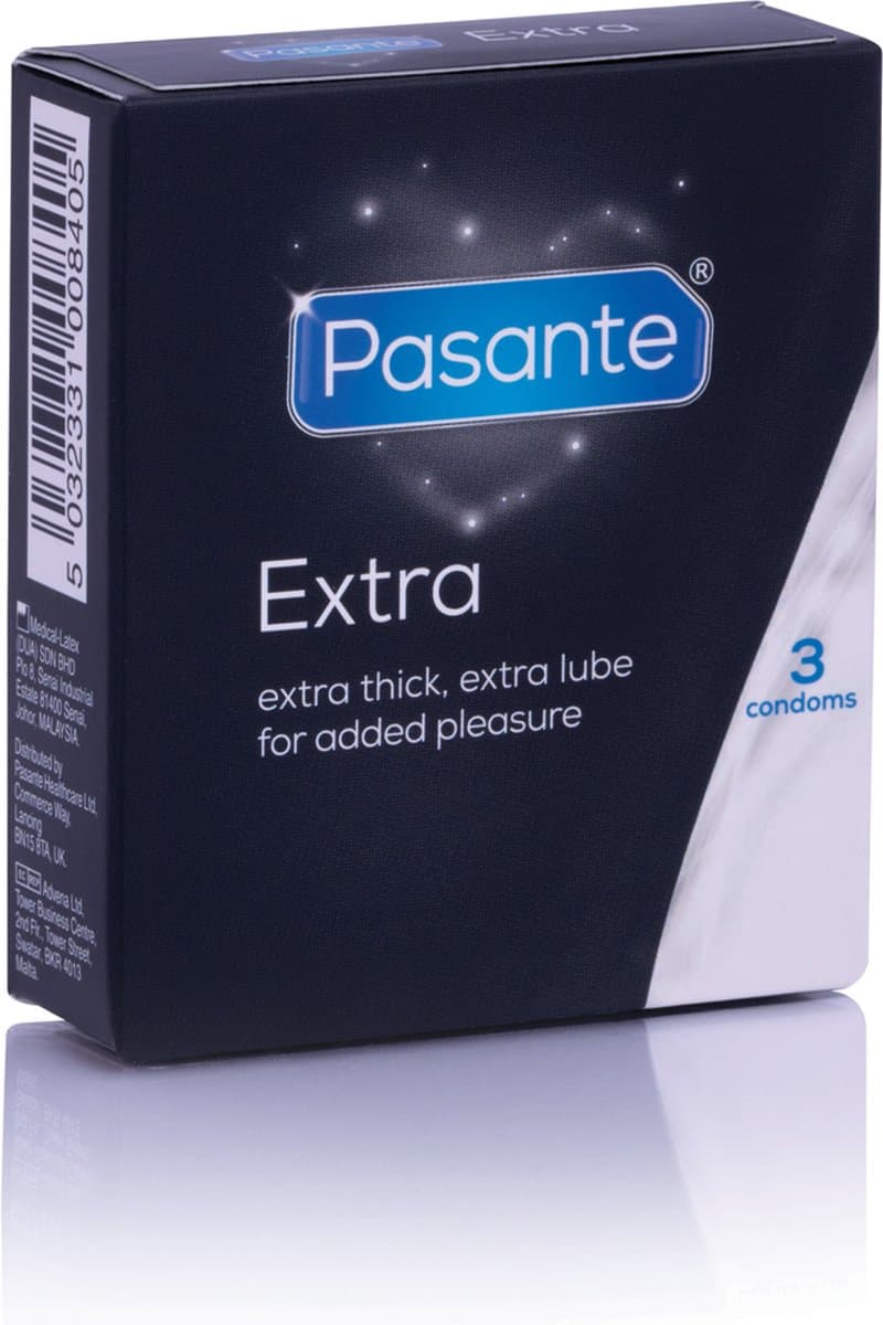Pasante Extra - 3 stuks - Condooms — afbeelding 1