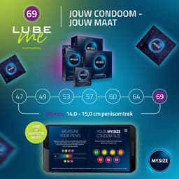 Voordeelverpakking MY.SIZE-condooms 69 mm, pak van 10 + MY.SIZE natuurlijk glijmiddel 100 ml + MY.SIZE-massagekaars — thumbnail 4