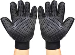 Handschoenen huisdier 2 stks schoonheid massage handschoenen siliconen hond bad massage borstel — thumbnail 3