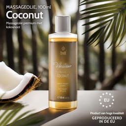 Vibratissimo 'Coconut': exotische massageolie met kokosnoot, liefdesolie, erotische olie, 100 ml — thumbnail 2