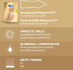 Durex - 40 Condooms - Thin Feel 20 stuks - Nude No Latex 20 stuks - Voordeelverpakking — thumbnail 5