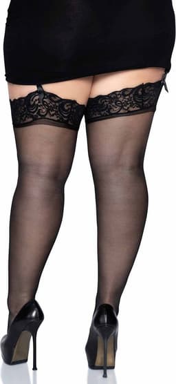 Sheer Thigh Highs + — thumbnail 2