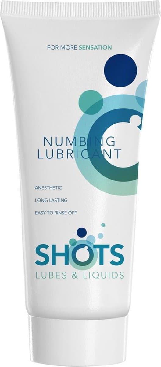 Shots Lubes and Liquids Numbing Lubricant Verdovend Glijmiddel - 100 ml — afbeelding 1