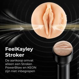 Kiiroo Pocket Pussy Kayley Gunner - Masturbator voor Man - Realistisch en Zacht - Geoptimaliseerd voor Keon en PowerBlow - FeelStar Masturbators — thumbnail 2