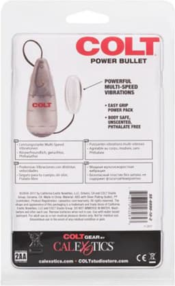 Colt - Multi-Speed Power Pak - Bullet Vibrator - Zilver — thumbnail 5