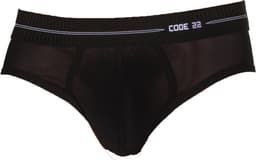 CODE 22 Sheer Mesh Brief Black - MAAT XL - Erotisch Heren Ondergoed - Slip voor Man - Sexy mannen Slip — thumbnail 1