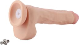 Dildo EZfunLok voor Auxfun Plus Seksmachine Beige 24 cm — thumbnail 9