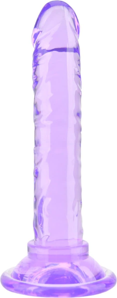 Power Escorts Realistic Mini Dildo – 15 cm – Paars – N12193 — afbeelding 1