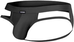 Cut4Men - Spandex Sexy Web Jockstrap - Zwart M — thumbnail 5