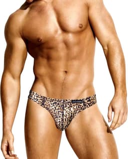 Luipaard string heren - Erotische mannen slip - Polyester - Onderbroek - Sexy — thumbnail 1
