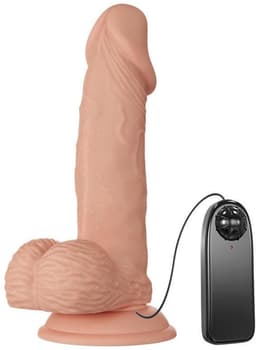Pretty Love - Zebulon - Realistische Vibrerende Dildo - Lichte Huidskleur - Met afstandsbediening — thumbnail 5
