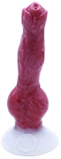Kiotos Monstar - Squirting Dildo Beast No. 64 - 21 x 4 cm - Rood/Wit — thumbnail 8