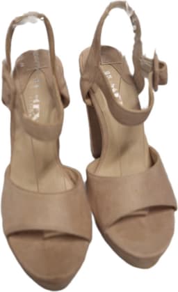 JUMEX- EROTISCHE PUMP- SUEDELOOK-PINK PLATEAU/HIGH HEEL-40 — thumbnail 1