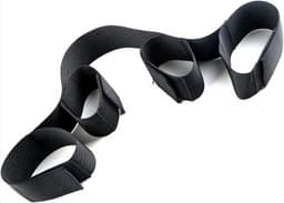 New Age Devi - Handboeien voor BDSM en volwassenen - Enkelboeien voor bondage - Boeienset voor handen en enkel - Zwart — thumbnail 1