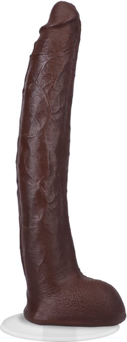 Damion Dayski Realistic Ultraskyn Dildo 12 / 30 Cm Chocolate — thumbnail 2