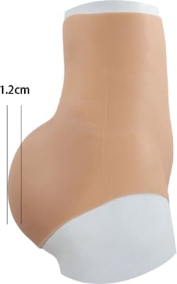 High Waist - 100% hypoallergene - medische siliconen body - one size - bilvergroter - bredere heupen - elastisch - shapewear - shaping - Vrouwen lichaam - Transgender - Vrouwelijke vorm - cosplay - crossdressing - femboy - slip - broekje - body — thumbnail 7