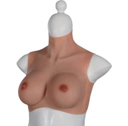 Siliconen borsten- E cup- Nep Borsten- 100% siliconen- 2800 gram -Crosdresser- Travestiet- Cosplay-Breastplate-Travestie — thumbnail 3