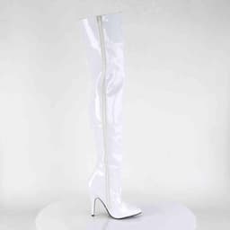 Pleaser - SEDUCE-3010 Overknee laarzen - US 13 - 44 Shoes - Wit — thumbnail 5