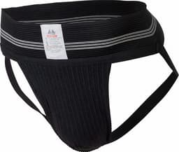 MM Sports The Original No. 10 Swimmer/Jogger Jockstrap 3 inch Black - MAAT M - Heren Ondergoed - Jockstrap voor Man - Mannen Jock — thumbnail 1