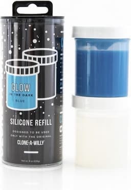 Clone-A-Willy - Refill Glow in the Dark Hot Pink Silicone — thumbnail 2