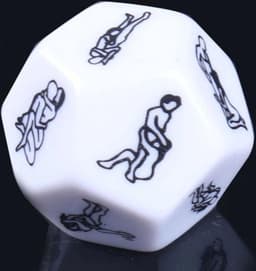 Erotische dobbelstenen 4stuks - Sexspel voor koppels - Bachelor gift - Vrijgellenfeest - Glow in the dark - sex standjes - Fun sex dobbelstenen — thumbnail 2