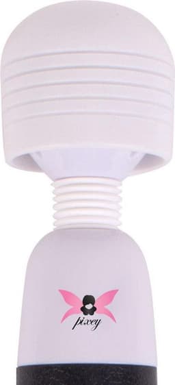 Pixey Wand Massager Black Edition – Krachtige Vibrator met Flexibele TPE-Kop, Variabele Snelheid, 8000 RPM, Bedraad, EU Stekker, 2 m Kabel — thumbnail 5