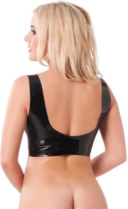 Rimba - Latex Top met Ritssluiting - maat L — thumbnail 3