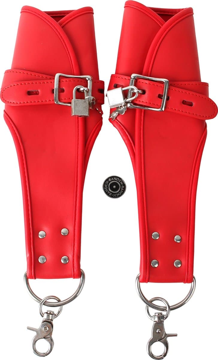 Banoch | hangboeien | imitatieleer rood — afbeelding 1