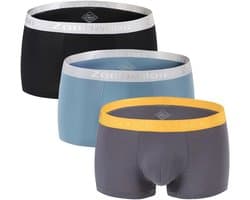 Heren Boxershorts Korte Pijpen Gebogen Pasvorm IJszijde Slips M L XL 2XL 3XL