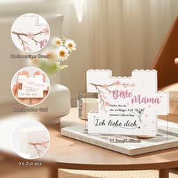 Cadeau voor mannen en vrouwen - Puzzelblok decoraties - Verjaardagscadeau - Vrienden en familie - Mama - Unieke cadeau-ideeën — thumbnail 4