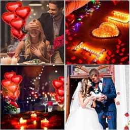 Romantische Theelichtjes en Rozenblaadjes Set voor Valentijnsdag — thumbnail 5