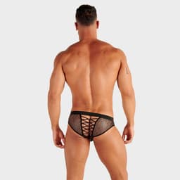 WOH microfiber herenslip night universe zwart — thumbnail 4